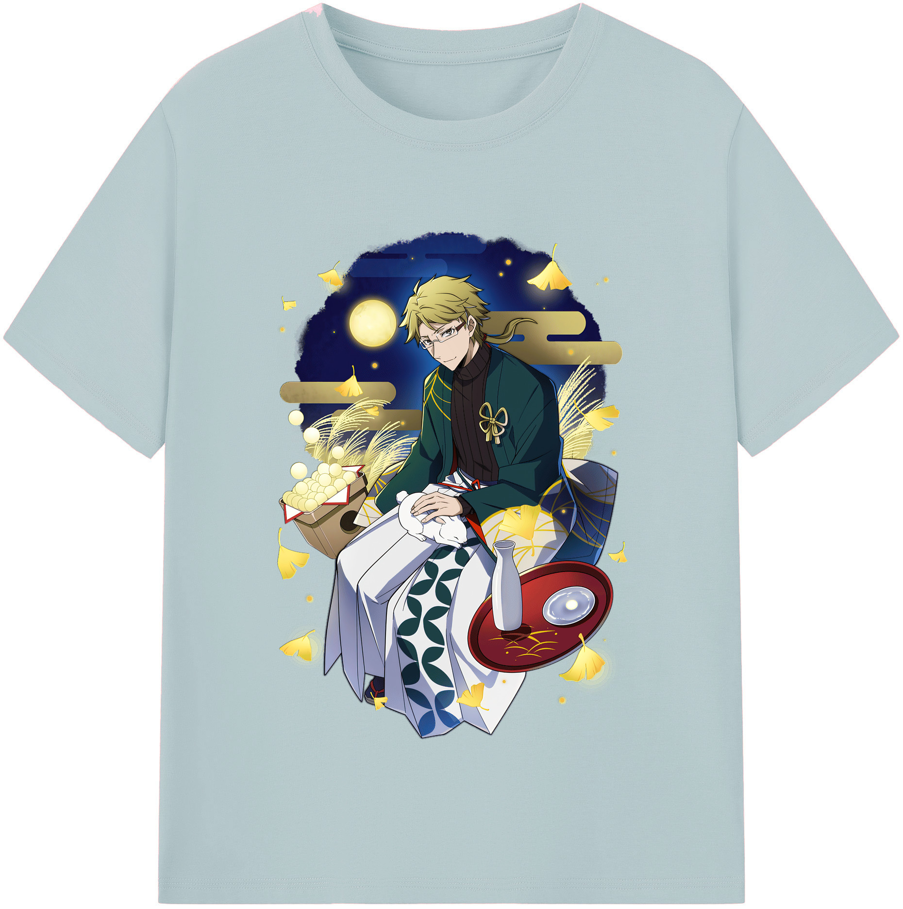 （画像用） 文豪ストレイドッグス Bungo Stray Dogs 綿100％半袖Tシャツ（フロントプリント）